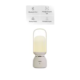 Xenon X6850 Lambalı Bluetooth Hoparlör - Beyaz 13
