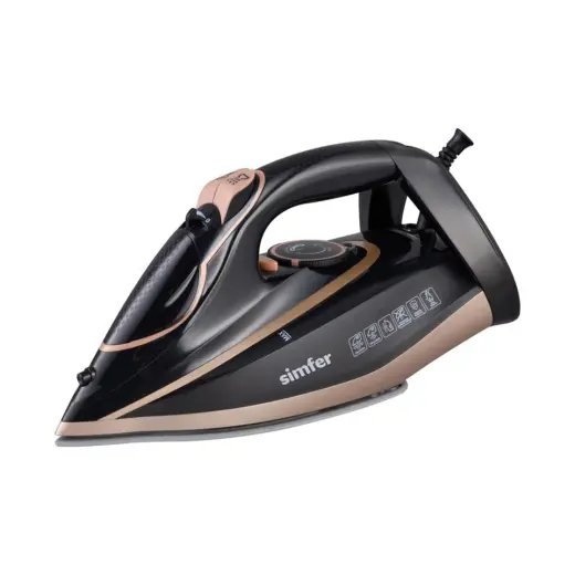 Simfer 6400 Steam Energy 3000W Buharlı Ütü Siyah Rosegold
