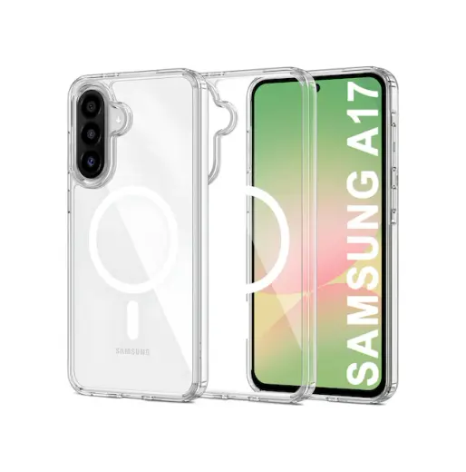 Samsung Galaxy Uyumlu A17 Şeffaf Magsafe Kılıf Mtl Safe