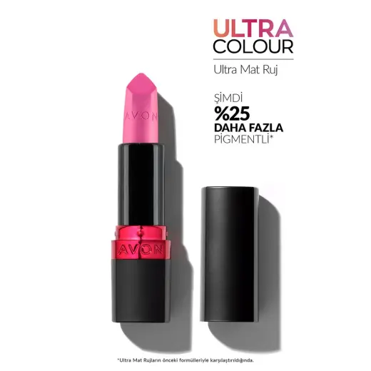 Avon Ultra Mat Ruj 21 Electric Pink