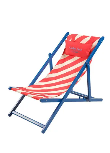 Como Alumınyum Outdoor Fabrıc Kırmızı Polyester Şezlong