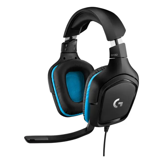 Logitech G432 7.1 Surround Siyah Gaming Kulaklık