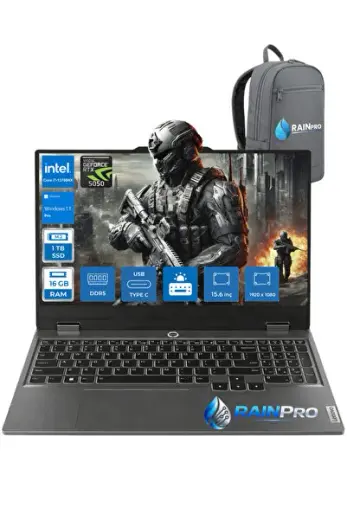LOQ 15IRX10 Intel® Core İ7-13700HX 16 GB RAM 1 TB SSD RTX5050 15.6" Full HD Gaming Laptop 83JE00WGTR