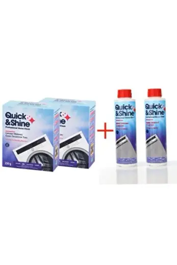 2+2 4lü Set 2 Çamaşır Makinesi Kazan Temizleme Toz - 2 Bulaşık Makinesi Sıvı Temizleyici