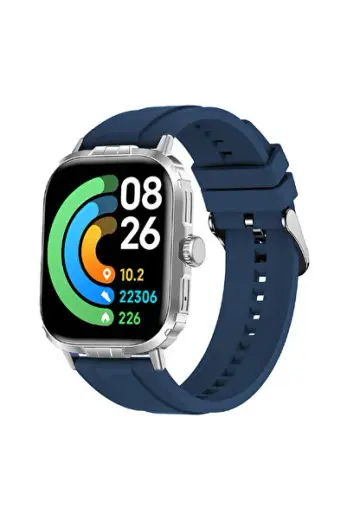 Tech8 Akıllı Saat Alüminyum Kasa Spor Silikon Kordon