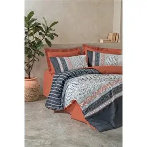 Cotton Box Toprak Tek Kişilik Nevresim Takımı Strata Tarçın