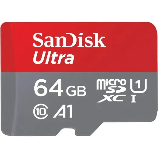 Sandisk Ultra 64 GB 140 MB/S Microsdxc Uhs-I Hafıza Kartı SDSQUAB-064G-GN6MN