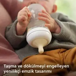 Doğal Tepkili Zürafa Desenli Biberon, PP, 260ml, 3-6 Ay, SCY903/66 5