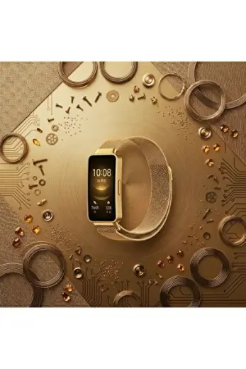 Huawei Band 11 / 11 Pro Uyumlu Metal Hasır Kordon – Premium Hasır Mıknatıslı Ayarlanabilir Akıllı Saat Kayışı