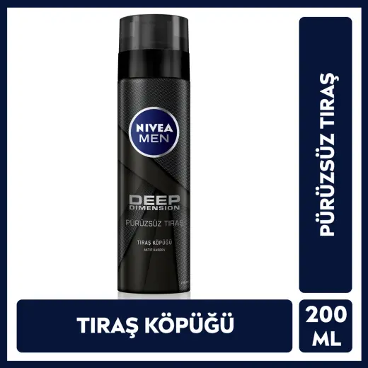 Nivea Men Deep Dimension Erkek Tıraş Köpüğü 200 ml