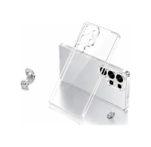 Samsung Uyumlu Galaxy S23 Ultra Kılıf Şeffaf Kamera Korumalı 3d