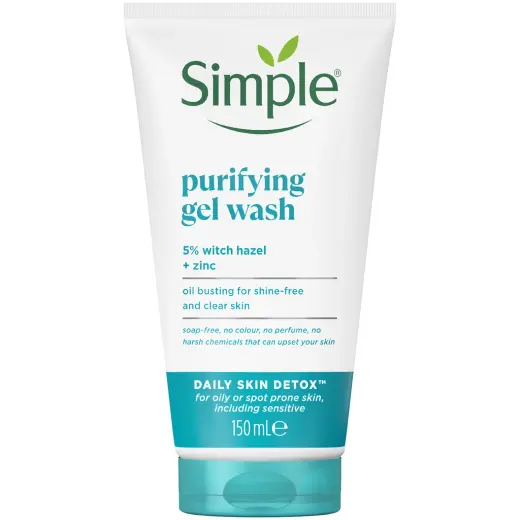 Simple Günlük Cilt Detoksu Arındırıcı Yüz Temizleme Jeli 150 ml