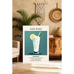 Mgi Design Lüks Kokteyl Tablosu Bohem Kanvas Tablo Şık Duvar Dekoru | Modern Duvar Dekoru | Salon, Yatak Odası Ve Ofis İçin | Sanatsal Ev Dekorasyonu 35x50 cm