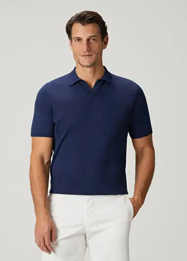 Mavi Polo Yaka T-shirt