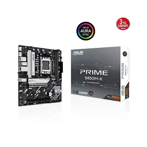 ASUS PRIME B850M-K AM5 DDR5 Micro ATX Anakart