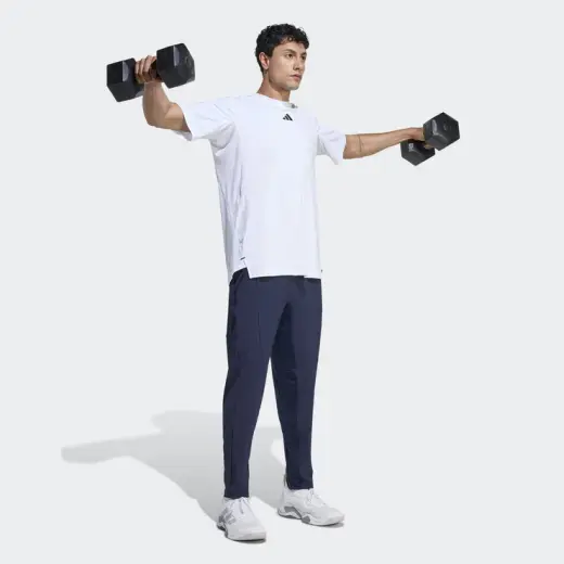 adidas D4T Workout Erkek Mavi Antrenman Eşofman Altı