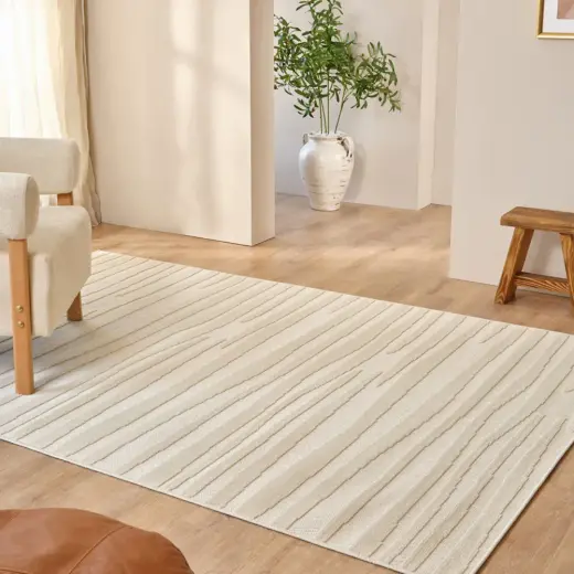 Kaşmir Halı İskandinav Frode White 200x290 cm
