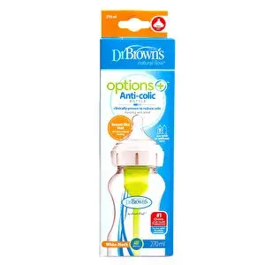 DB 91600 Dr Browns Options+ Geniş Ağız Antikolik PP Biberon 270 ml 0+ Ay
