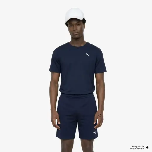 Puma Tad Essentials 8 Knit Erkek Lacivert Antrenman Şortu
