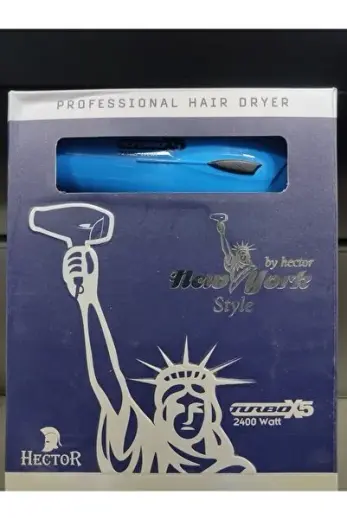 Style Profesyonel Saç Kurutma ve Fön Makinesi Mavi Renk 2400 Watt 0613