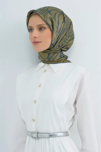 Armine Saf İpek Twill Eşarp 9511D 08