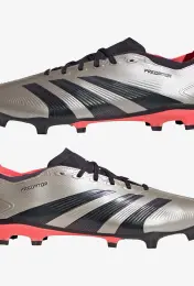 adidas Predator FG Erkek Gri Çim Saha Kramponu 9
