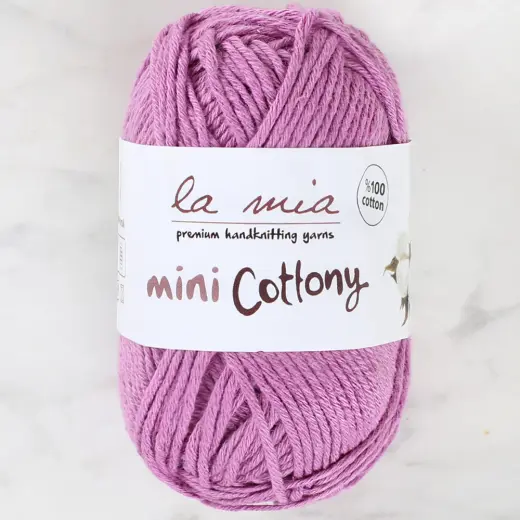 La Mia Mini Cottony 25 gr Mor Bebek El Örgü İpi - L010