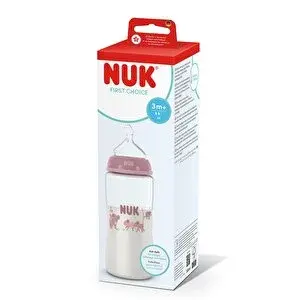 First Choice PP Biberon, 300 ml, Pembe, Kız
