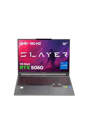 Slayer X7T-5060 C3 Intel Core i7 14650HX 32 GB RAM 2 TB SSD RTX5060 16" QHD+ 180Hz IPS FreeDOS