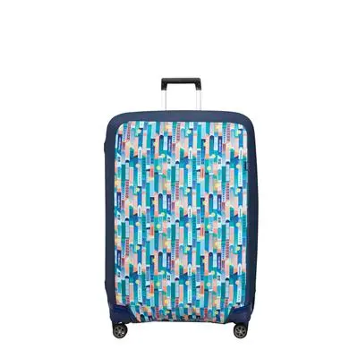 Samsonite Ta Revolution Lacivert Desenli Valiz Kılıfı (XL)