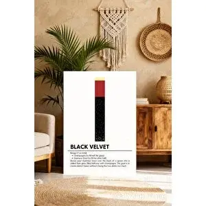 Mgi Design Lüks Kokteyl Tablosu Bohem Kanvas Tablo Ofis Duvar Tablosu | Modern Duvar Dekoru | Salon, Yatak Odası Ve Ofis İçin | Sanatsal Ev Dekorasyonu 35x50 cm
