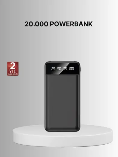 YamanHobi Taşınabilir 20.000 mAh Hızlı Şarj Powerbank 4 Çıkışlı -