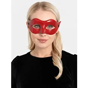 evimdeyokyok Evimdeyokyok Kırmızı Renk Masquerade Kostüm Partisi Venedik Balo Maskesi Çam