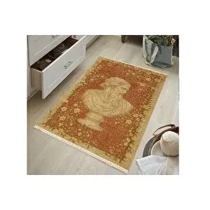 Vivense Terra Fresco Vi̇ntage Dokuma Taban Hali, 413 Yng, 60x120 Cm
