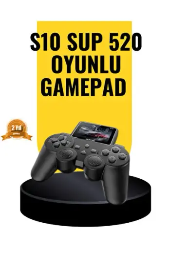 2025 A Kalite S10 Gamepad 520 Oyunlu TV Bağlantılı Retro Atari Konsolu