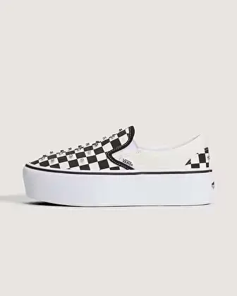 GENÇ CLASSIC SLIP-ON PLATFORM AYAKKABI (8-14 YAŞ) Black/White