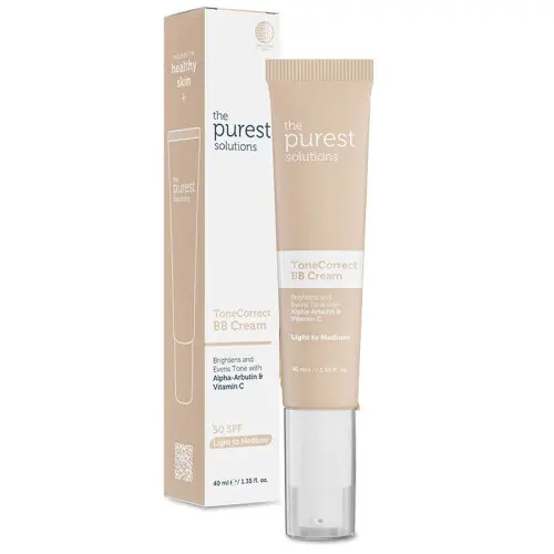 The Purest Solutions Lekeli Ciltler İçin Cilt Tonu Eşitleyici BB Krem SPF50+ 40 ml Light to Medium
