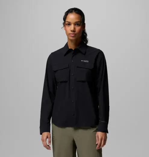 Silver Ridge Elite Woven Kadın Uzun Kollu Gömlek