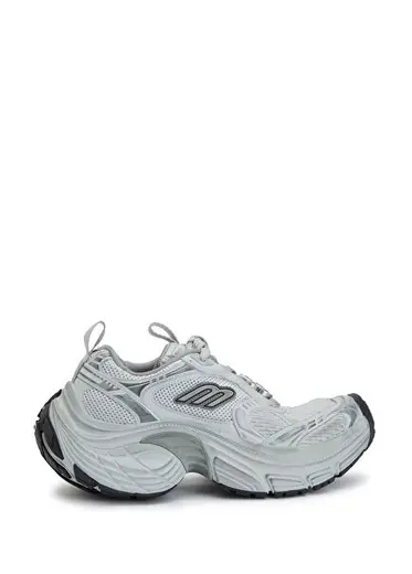 6XL Beyaz Gri Kadın Sneaker