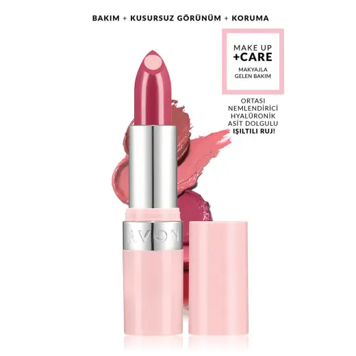 Avon Make Up +Care Hydramatic Işıltılı Ruj Rose Berry