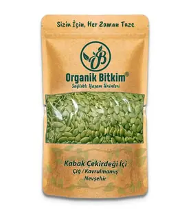 Organik Bitkim Kabak Çekirdeği İçi Çiğ 1000 gr