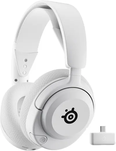 SteelSeries Arctis Nova 5P Wireless ve Bluetooth Kablosuz Oyuncu Kulaklığı Beyaz