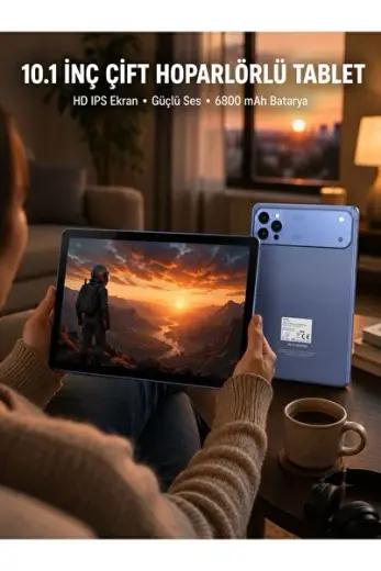Android İşletim Sistemli 10.1 İnç Tablet GPS Destekli Yeni Nesil - LSNTKN-RS4937
