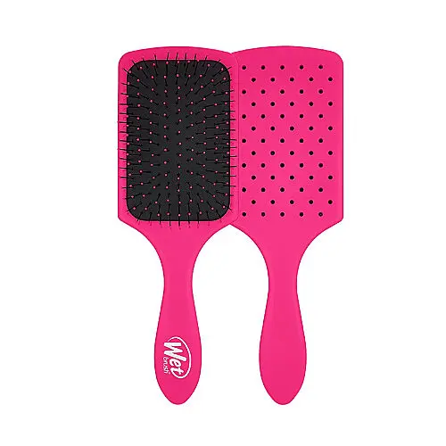 Wet Brush Paddle Detangler Dolaşık Açıcı Geniş Saç Fırçası Pembe