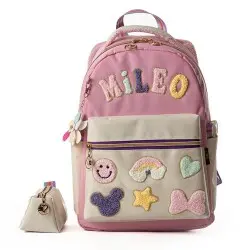 Mileo 2839 Puffy Okul Çantası Pembe