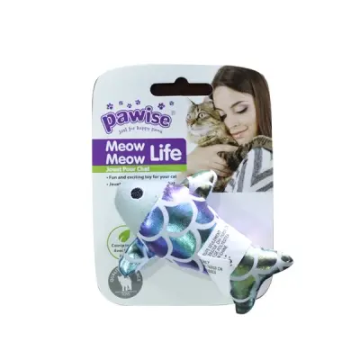 Pawise Peluş Balık Kedi Oyuncağı 9cm