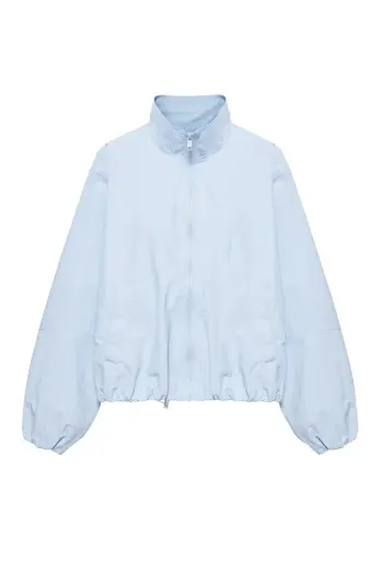 Hafif bomber ceket Pastel mavi