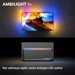 Philips Ambilight TV 55OLED760 4K UHD OLED 139 cm 55" Smart TV Dolby Vision TitanOS 2
