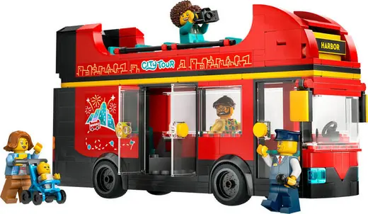 60407 LEGO® City Kırmızı İki Katlı Gezi Otobüsü