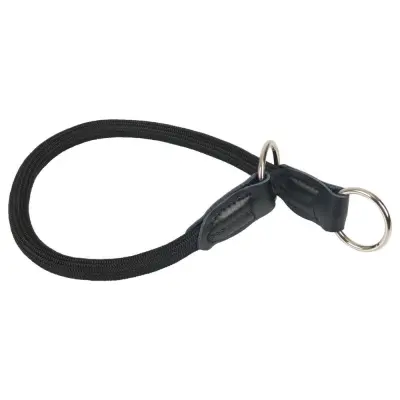 Karlie Suni Deri Köpek Eğitim Tasması 70x1,2cm (Siyah)